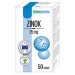 EDENPHARMA Zinok 25 mg 50 tabliet