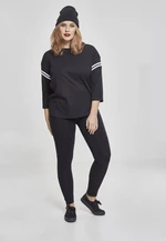 Women's striped T-shirt L/S with sleeves blk/wht