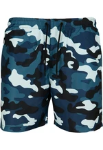 Men's Camo Swimsuit Blue