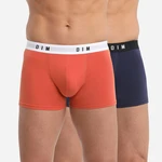 DIM BOXER ORIGINAL 2x - Men's boxer briefs 2 pcs - orange - blue