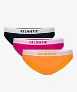 Women's Bikini Panties ATLANTIC 3Pack - navy blue, pink, orange