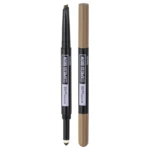 MAYBELLINE NEW YORK NY Express Brow Satin Duo 01 Dark Blonde Ceruzka a púder na obočie duo