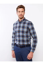 LC Waikiki LCWAIKIKI Classic Regular Fit Long Sleeve Plaid Men's Shirt