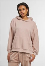 Women's Terry Oversized Hoodie powder pink