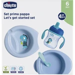 Chicco Let's Get Started jídelní set 6m+ Blue