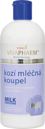 VIVAPHARM Kozie mlieko do kúpeľa s mliečnymi proteínmi, hydratačné 400 ml