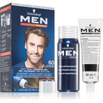 Schwarzkopf Men Perfect Anti-Grey Color Gel tónovací gél na vlasy pre mužov 60 Natural Medium Brown 1 ks