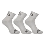 3PACK Styx ankle socks gray