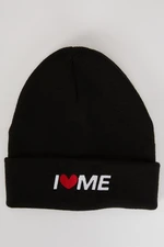 DEFACTO Women&#39;s I Love Me Knitwear Beret