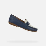 Dark blue women's moccasins Geox Annytah Moc - Women's