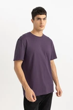 DEFACTO New Regular Fit Crew Neck Short Sleeve 100% Cotton Basic T-Shirt