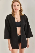 Bianco Lucci Women's Basic Kimono