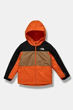 Dětská lyžařská bunda The North Face FREEDOM INSULATED JACKET oranžová barva, NF0A88TZ1OP1