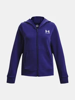 Under Armour Mikina UA Rival Terry FZ Hoodie-BLU - Holky