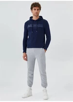 Lee Cooper Men's Hooded Navy Blue Sweatshirt 231 Lcm 241016 Garen