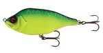 Fox rage wobler hitcher jerk twitch lipless sinking uv fire tiger - 12 cm 60 g