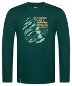 Dark green men's T-shirt LOAP Aldar