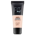 Maybelline Fit Me! Foundation Matte + Poreless 097 Natural Porcelain tekutý make-up so zmatňujúcim účinkom 30 ml