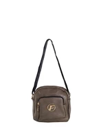 Khaki small crossbody messenger bag