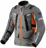 Rev'it! Jacket Sand 4 H2O Grey/Orange 2XL Textilná bunda