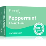 Friendly Soap Natural Soap Peppermint & Poppy Seeds prírodné mydlo 95 g