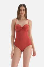 Dagi Tile Strapless Heart Swimsuit