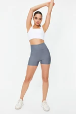 Trendyol Gray Recovery Sports Shorts and Tights