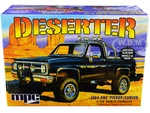 Skill 2 Model Kit 1984 GMC Pickup Truck (Molded in Black) "Deserter" 1/25 Scale Model by MPC