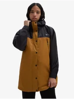 Černo-hnědá dámská nepromokavá parka VANS Lake Effect Rain Block - Dámské