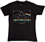 Pink Floyd Tričko Prism Heart Beat Unisex Black M