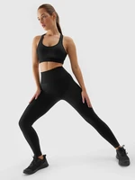 Women's 4F Sports Seamless Leggings - Black