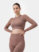 Dámske crop-top tričko s dlhým rukávom