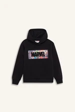 DEFACTO Boy Marvel Avengers New Regular Fit Hooded Thick Sweatshirt