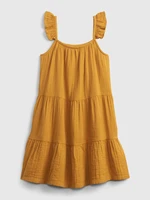 GAP Dětské šaty sleeveless tier dress - Holky