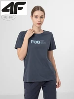 Women's cotton T-shirt 4F