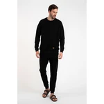 Men's Hector tracksuit, long sleeves, long pants - black