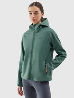 Dámská větruodolná bunda softshell membrána 5000 - zelená