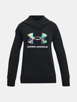 Under Armour Sweatshirt Rival Logo Hoodie-BLK - Girls