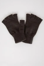 DEFACTO Men's Cut-Fingered Knitwear Gloves