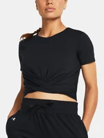 Čierne dámske tričko Under Armour Motion Crossover Crop SS