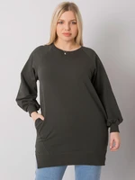 Dark khaki sweatshirt plus size Toledo