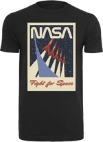 NASA Tričko Fight For Space Black XS