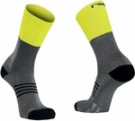 Northwave Extreme Pro High Sock Grey/Yellow Fluo XS Cyklo ponožky