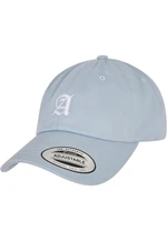 Letter Light Blue Low Profile Cap A