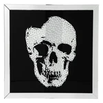 KARE DESIGN Obraz s rámom Mirror Skull 100 × 100 cm