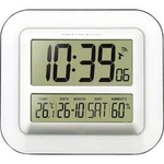 Digitální nástěnné DCF hodiny Techno Line WS 8006, 280 x 245 x 32 mm, bílá/stříbrná