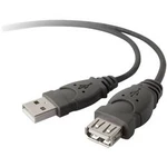 USB 2.0 prodlužovací kabel Belkin F3U134R1.8M, 1.80 m, černá