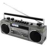 Přenosný přehrávač kazet Walkman soundmaster SRR70TI, MP3, funkce nahrávání, včetně mikrofonu, funkce alarmu, šedá