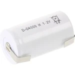 Speciální akumulátor Mexcel D4000H, Velké mono, odolné vůči vysokým teplotám, pájecí špička ve tvaru U, Flat-Top , Ni-Cd, 1.2 V, 4000 mAh