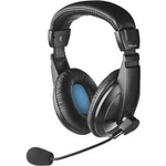 Trust Quasar headset k PC na kabel přes uši, jack 3,5 mm, černá